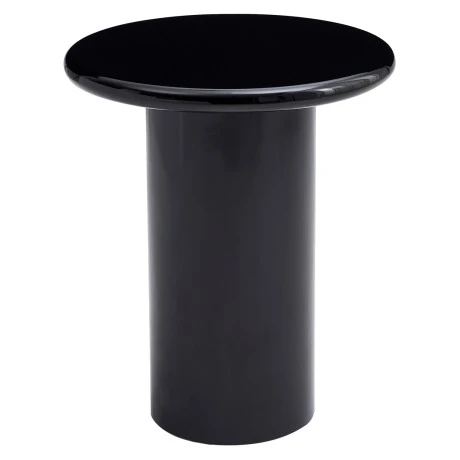 ΒΟΗΘΗΤΙΚΟ ΤΡΑΠΕΖΑΚΙ SOLNA HM18455.02 MDF ΣΕ GLOSSY ΜΑΥΡΟ Φ50x59Υεκ