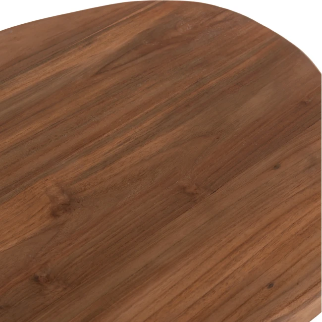 ΒΟΗΘΗΤΙΚΟ ΤΡΑΠΕΖΙ AIDA HM4692.01 FIBER CEMENT ΜΑΥΡΟ--ΞΥΛΟ TEAK TOP 47x60x59Υεκ