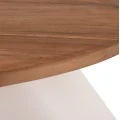 ΒΟΗΘΗΤΙΚΟ ΤΡΑΠΕΖΙ AIDA HM4692.02 FIBER CEMENT ΛΕΥΚΟ--ΞΥΛΟ TEAK TOP 47x60x59Υεκ
