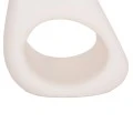 ΒΟΗΘΗΤΙΚΟ ΤΡΑΠΕΖΙ AIDA HM4692.02 FIBER CEMENT ΛΕΥΚΟ--ΞΥΛΟ TEAK TOP 47x60x59Υεκ