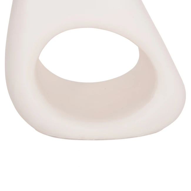 ΒΟΗΘΗΤΙΚΟ ΤΡΑΠΕΖΙ AIDA HM4692.02 FIBER CEMENT ΛΕΥΚΟ--ΞΥΛΟ TEAK TOP 47x60x59Υεκ