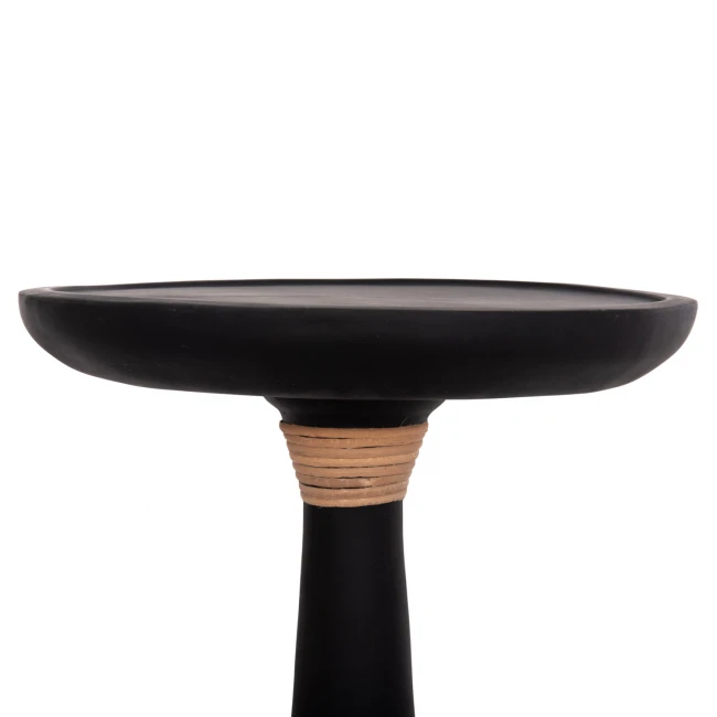 ΒΟΗΘΗΤΙΚΟ ΤΡΑΠΕΖΙ ΓΙΑ ΛΑΜΠΑΤΕΡ TORG HM18170.01 FIBER CEMENT ΜΑΥΡΟ Φ41x62Υεκ.