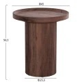 ΒΟΗΘΗΤΙΚΟ ΤΡΑΠΕΖΙ MARGON HM18027 MDF ΣΕ ΣΚΟΥΡΟ ΚΑΦΕ ΞΥΛΟΥ Φ45x50,5Υεκ.