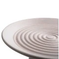ΒΟΗΘΗΤΙΚΟ ΤΡΑΠΕΖΙ ΣΤΡΟΓΓΥΛΟ ROSS HM9708 ΜΑΣΙΦ ΞΥΛΟ MANGO ΣΕ ΛΕΥΚΟ Φ45x48Υεκ.