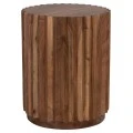 ΒΟΗΘΗΤΙΚΟ ΤΡΑΠΕΖΙ ΣΤΡΟΓΓΥΛΟ SEDGE HM9696 ΜΑΣΙΦ ΑΚΑΚΙΑ-ΦΥΣΙΚΟ ΧΡΩΜΑ Φ40x50Υεκ.