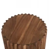 ΒΟΗΘΗΤΙΚΟ ΤΡΑΠΕΖΙ ΣΤΡΟΓΓΥΛΟ SEDGE HM9696 ΜΑΣΙΦ ΑΚΑΚΙΑ-ΦΥΣΙΚΟ ΧΡΩΜΑ Φ40x50Υεκ.