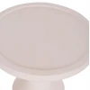 ΒΟΗΘΗΤΙΚΟ ΤΡΑΠΕΖΙ TRED(T) HM18169.02 FIBER CEMENT ΛΕΥΚΟ-ΦΥΣΙΚΟ RATTAN--Φ40x61Υεκ.