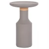 ΒΟΗΘΗΤΙΚΟ ΤΡΑΠΕΖΙ TRED(T) HM18169.03 FIBER CEMENT ΓΚΡΙ-ΦΥΣΙΚΟ RATTAN--Φ40x61Υεκ.