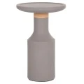 ΒΟΗΘΗΤΙΚΟ ΤΡΑΠΕΖΙ TRED(T) HM18169.03 FIBER CEMENT ΓΚΡΙ-ΦΥΣΙΚΟ RATTAN--Φ40x61Υεκ.
