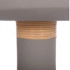 ΒΟΗΘΗΤΙΚΟ ΤΡΑΠΕΖΙ TRED(T) HM18169.03 FIBER CEMENT ΓΚΡΙ-ΦΥΣΙΚΟ RATTAN--Φ40x61Υεκ.