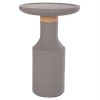 ΒΟΗΘΗΤΙΚΟ ΤΡΑΠΕΖΙ TRED(T) HM18169.03 FIBER CEMENT ΓΚΡΙ-ΦΥΣΙΚΟ RATTAN--Φ40x61Υεκ.