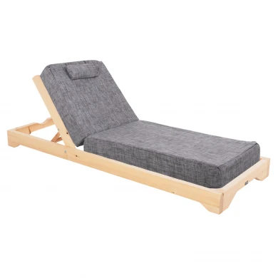 ΞΑΠΛΩΣΤΡΑ IKARIA ΜΕ ΠΟΔΙ HM10623.05 ΠΕΥΚΟ ΣΕ ΦΥΣΙΚΟ-ΓΚΡΙ TEXTILEΝΕ-ΜΑΞΙΛΑΡΙ 20εκ.