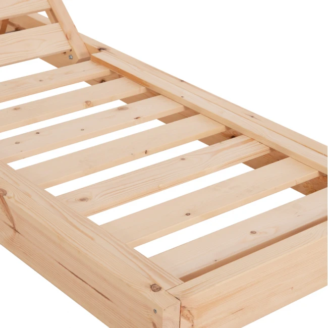 ΞΑΠΛΩΣΤΡΑ ΜΕ ΜΑΞΙΛΑΡΙ ΚΟΡΙΝΟΣ HM10775.05T ΞΥΛΟ ΠΕΥΚΟΥ--TEXTILENE ΜΑΥΡΟ 79x204x77Υεκ