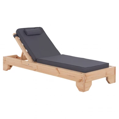 ΞΑΠΛΩΣΤΡΑ ΜΕ ΜΑΞΙΛΑΡΙ ΚΟΡΙΝΟΣ HM10776.30T ΞΥΛΟ ΠΕΥΚΟΥ--TEXTILENE ΣΕ ΓΚΡΙ 79x204x77Υεκ