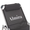 ΞΑΠΛΩΣΤΡΑ ΠΑΡΑΛΙΑΣ ΑΛΟΥΜΙΝΙΟΥ ΒΑΡ.ΤΥΠΟΥ ALMIRA HM5054.10 ΓΚΡΙ TEXTILENE 187x59x78Υεκ