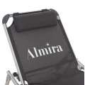 ΞΑΠΛΩΣΤΡΑ ΠΑΡΑΛΙΑΣ ΑΛΟΥΜΙΝΙΟΥ ΒΑΡ.ΤΥΠΟΥ ALMIRA HM5054.10 ΓΚΡΙ TEXTILENE 187x59x78Υεκ