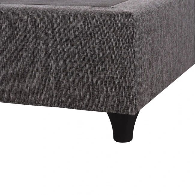 ΥΠΟΣΤΡΩΜΑ/ΚΡΕΒΑΤΙ ΥΠΕΡΔΙΠΛΟ SIGGY HM21217 ΓΚΡΙ ΥΦΑΣΜΑ--ΓΙΑ 160x200εκ.