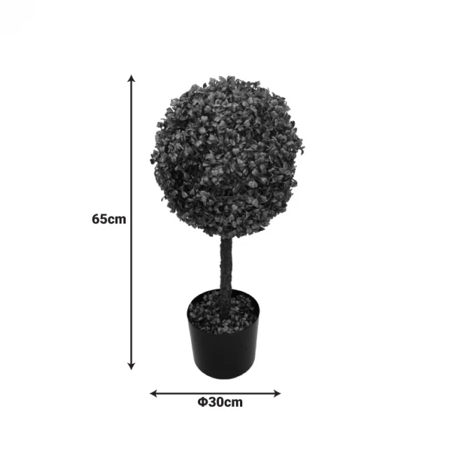 Διακοσμητικό φυτό Bolla I σε γλάστρα Inart πράσινο pp Φ30x65εκ