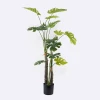 Decorative plant in pot Deliciosa I Inart green D90x160cm
