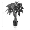 Decorative plant in pot Pachira Inart green D40x60cm