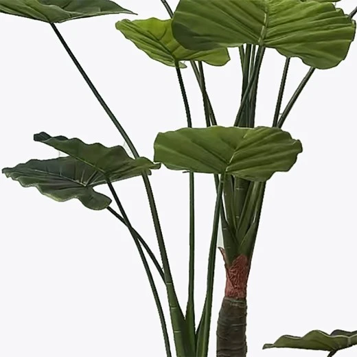 Διακοσμητικό φυτό σε γλάστρα Taro Plant Inart πράσινο Φ90x180εκ