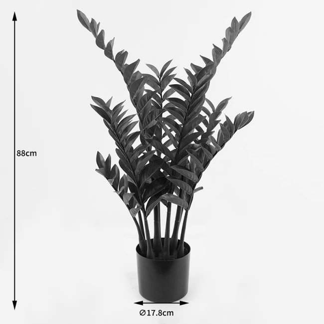 Decorative potted plant Zamia Inart green D52x88cm
