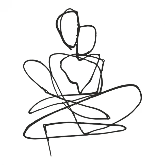 Διακοσμητικό τοίχου Emensa pakooworld μαύρο μεταλλικό 40x0,15x50εκ