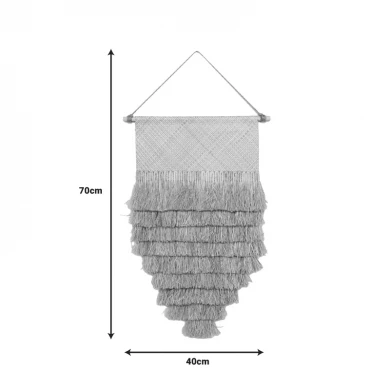 Διακοσμητικό τοίχου Emol Inart mendong σε φυσική απόχρωση 40x4x70εκ