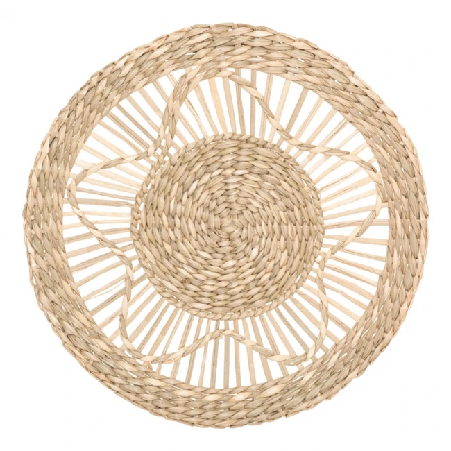 Διακοσμητικό τοίχου Lela pakoworld σετ 3 τεμαχίων φυσικό