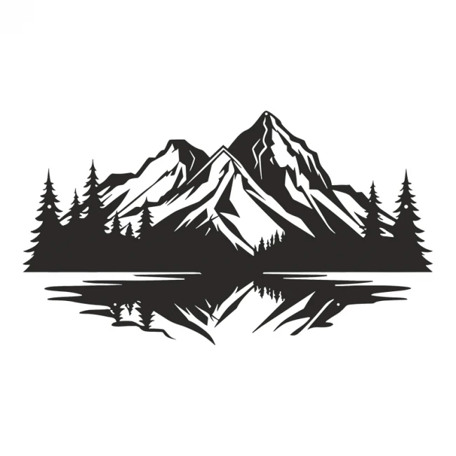 Διακοσμητικό τοίχου Mirolo pakooworld μαύρο μεταλλικό 70x0,15x50εκ