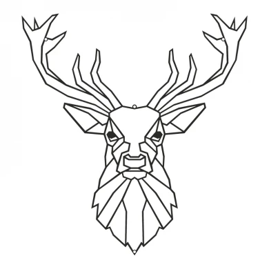 Διακοσμητικό τοίχου Stagio pakooworld μαύρο μεταλλικό 40x0,15x40εκ