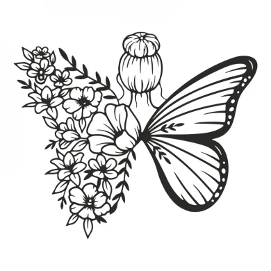 Διακοσμητικό τοίχου Terfia pakooworld μαύρο μεταλλικό 60x0,15x60εκ