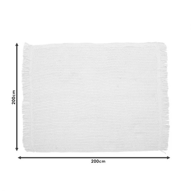 Day bed Roof pakoworld macrame beige 2x2m