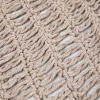 Shelto pakoworld macrame poly-cotton shade net in beige shade 200x200x27cm