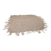 Shelto pakoworld macrame poly-cotton shade net in beige shade 400x400x27cm