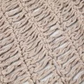 Shelto pakoworld macrame poly-cotton shade net in beige shade 400x400x27cm