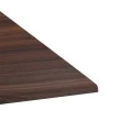 Table surface Bounty pakoworld Werzalit walnut 70x70cm