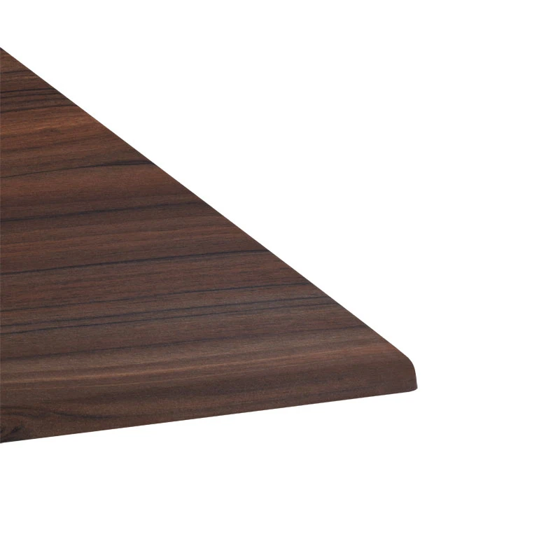 Table surface Bounty pakoworld Werzalit walnut 80x80cm