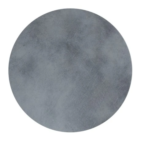 Table top Copious pakoworld Werzalit gray cement I Φ60cm, 25mm thick