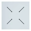 Table surface Fervor pakoworld HPL ivory 70x70cm