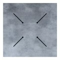 Table surface Inspire pakoworld HPL grey cement 69x69cm