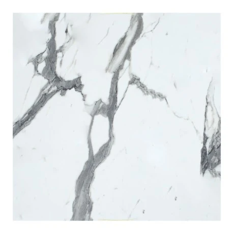 Table top Melody pakoworld HPL white marble 60x60cm 12mm thick