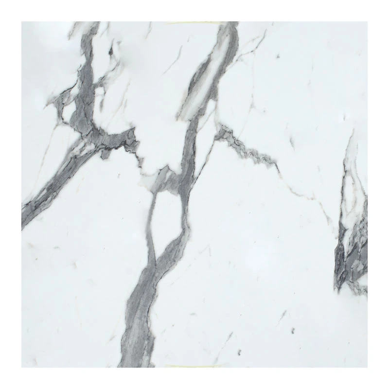 Table top Melody pakoworld HPL white marble 60x60cm 12mm thick