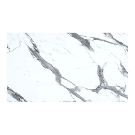 Table top Melody pakoworld HPL white marble 69x120cm 12mm thick