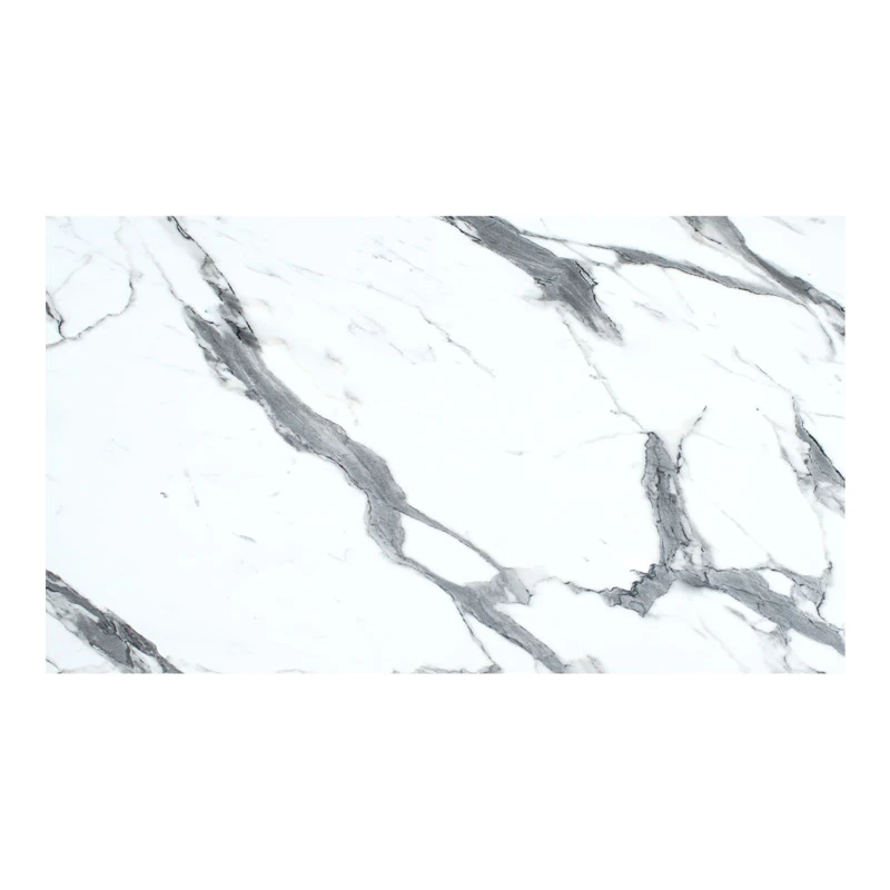 Table top Melody pakoworld HPL white marble 69x120cm 12mm thick