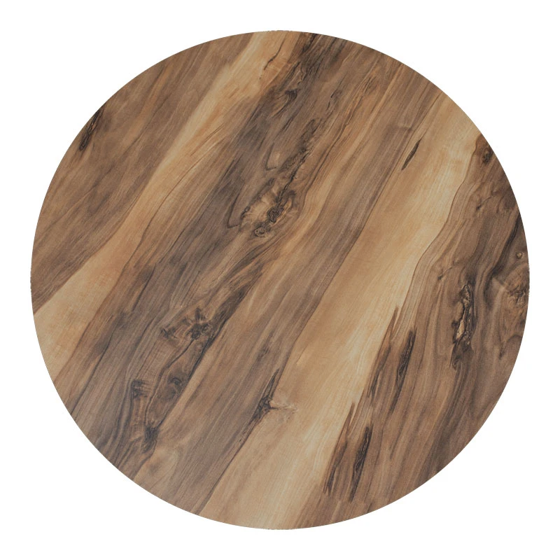 Table surface Noble pakoworld HPL walnut D69cm