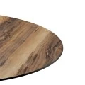 Table surface Noble pakoworld HPL walnut D69cm