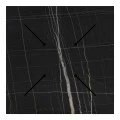 Relian table top pakoworld HPL black marble look 80x80cm 12mm thick