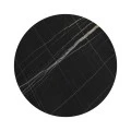 Relian table top pakoworld HPL black marble look D60cm 12mm thick