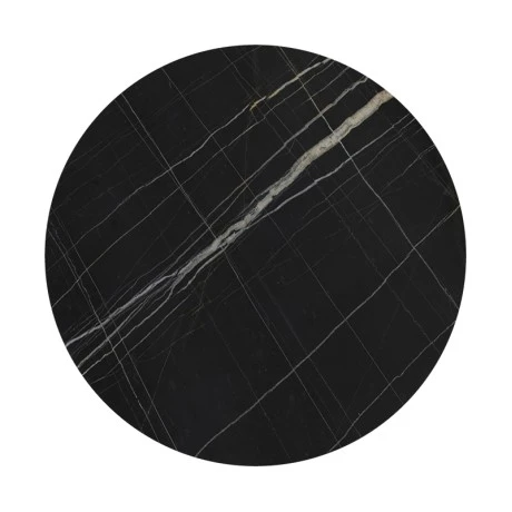 Relian table top pakoworld HPL black marble look D69cm 12mm thick